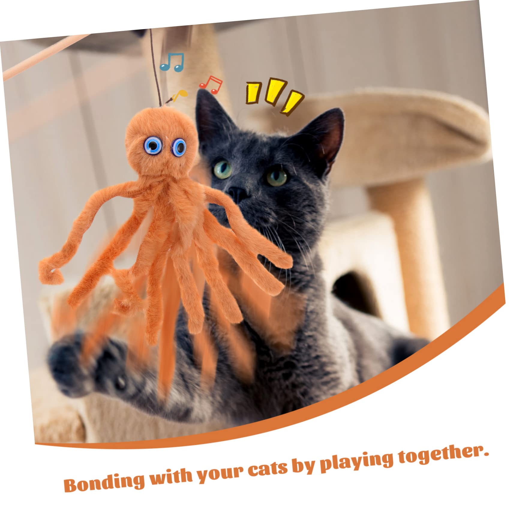 POPETPOP 10 Stück Kauspielzeug Oktopus-Spielzeug Katzenminze Mäuse Spielzeug Für Katzen Spielzeug Katze Interaktives Spielzeug Katzenspielzeug Für Innenkatzen Mäuse