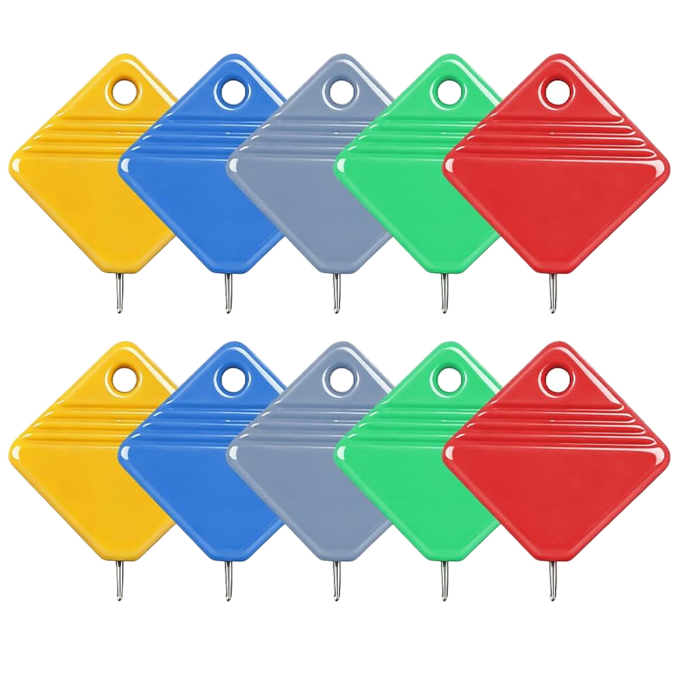PithCogent Automatic Needle Threader, 10pcs Needle Threaders For Hand Sewing & Sewing Machine, Precise Metal Tip Portable Tool