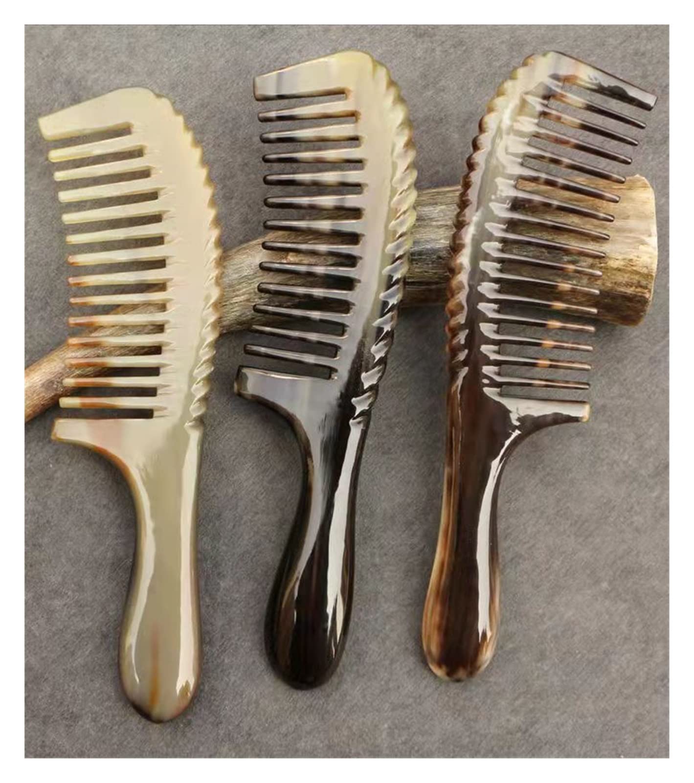 Peine de Mujeres Peine Natural Peine Peine Peine Peine peinador for Hombres (Color : 18.5cm Widen Tooth)