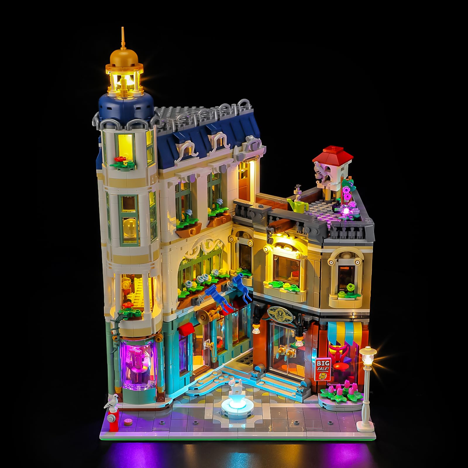 LIGHTAILING Led Light for Lego-11371 Shopping Street - Easy Install, Hidden Wiring, Home Decor & Gift-Ready (Model Not Included)