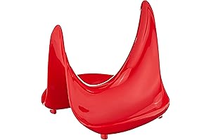 Hutzler Lid Rest for Kitchen Counter, Large, Red