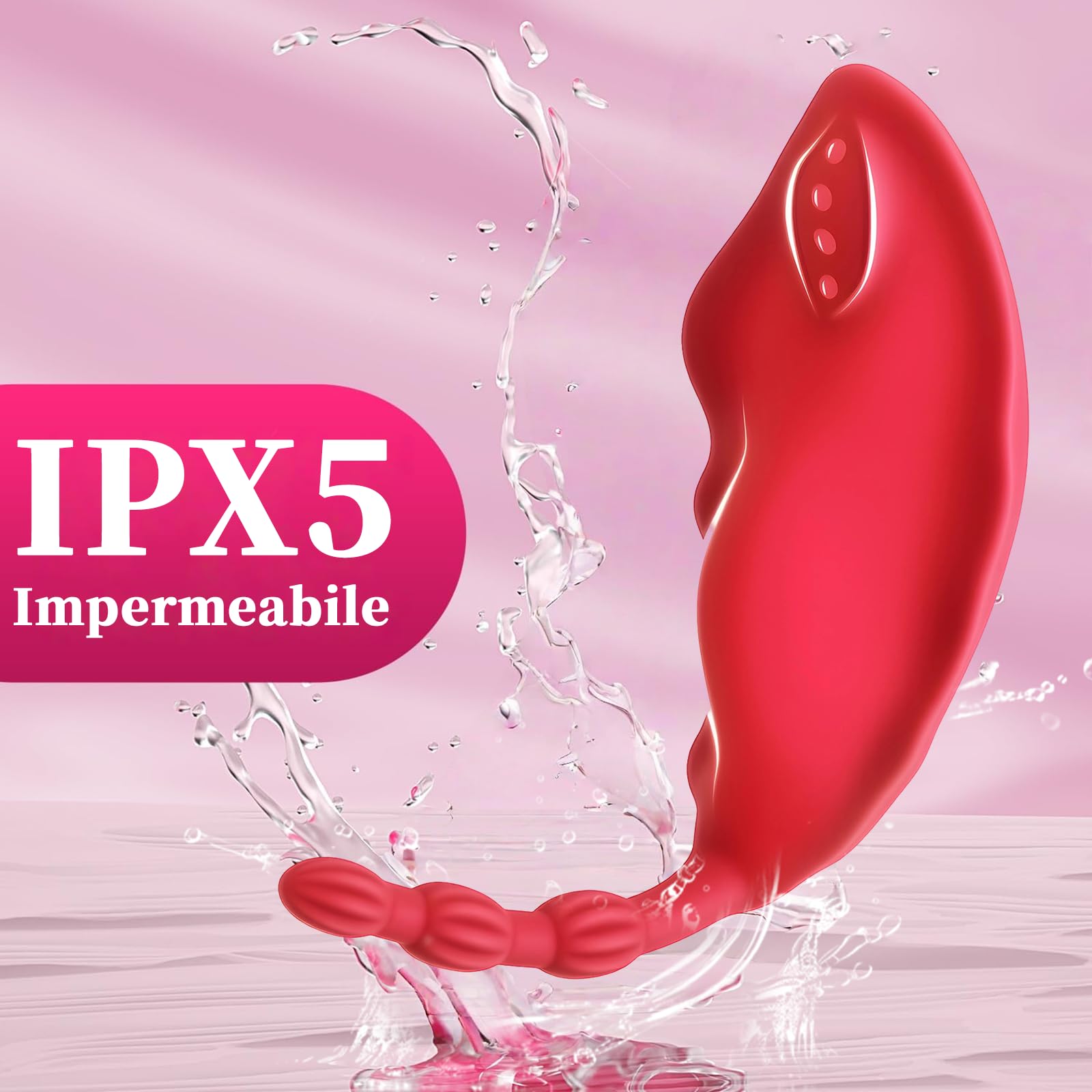 Vibratoreper Donna Professionale Wireless Stimolatore per Clitoride Ovetto Vibrante Vibratori G-Spot Plug Anale Vibratore Clitoride Mutandine Vibranti con APP Telecomando 9 Impostazioni di Vibrazione