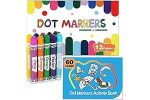 Dot Markers for Kids, Washable Bingo Markers for Drawing and Crafts