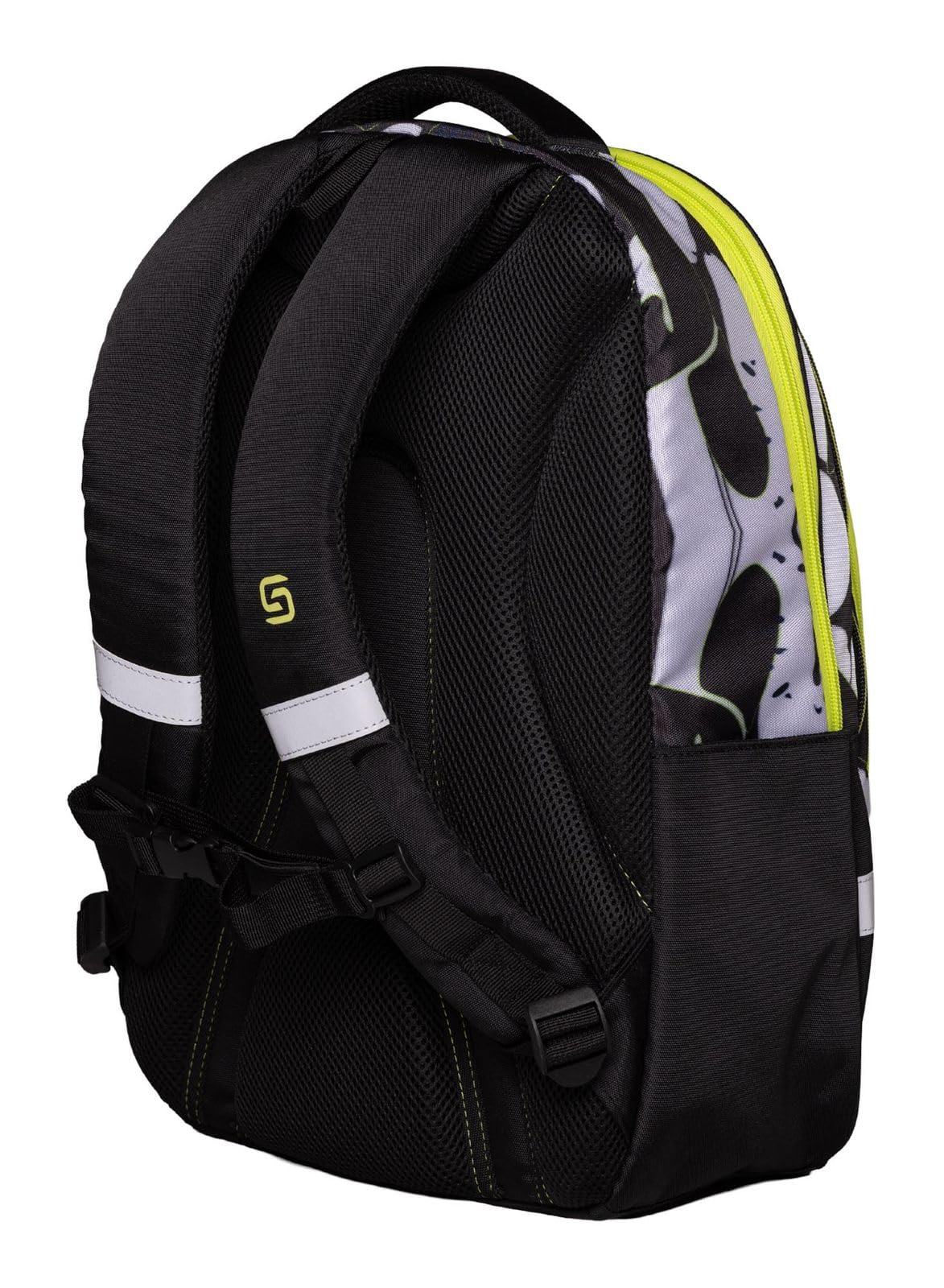 Walker mochila escolar con compartimento para portátil Fame Ace Backpack 28L Football negro
