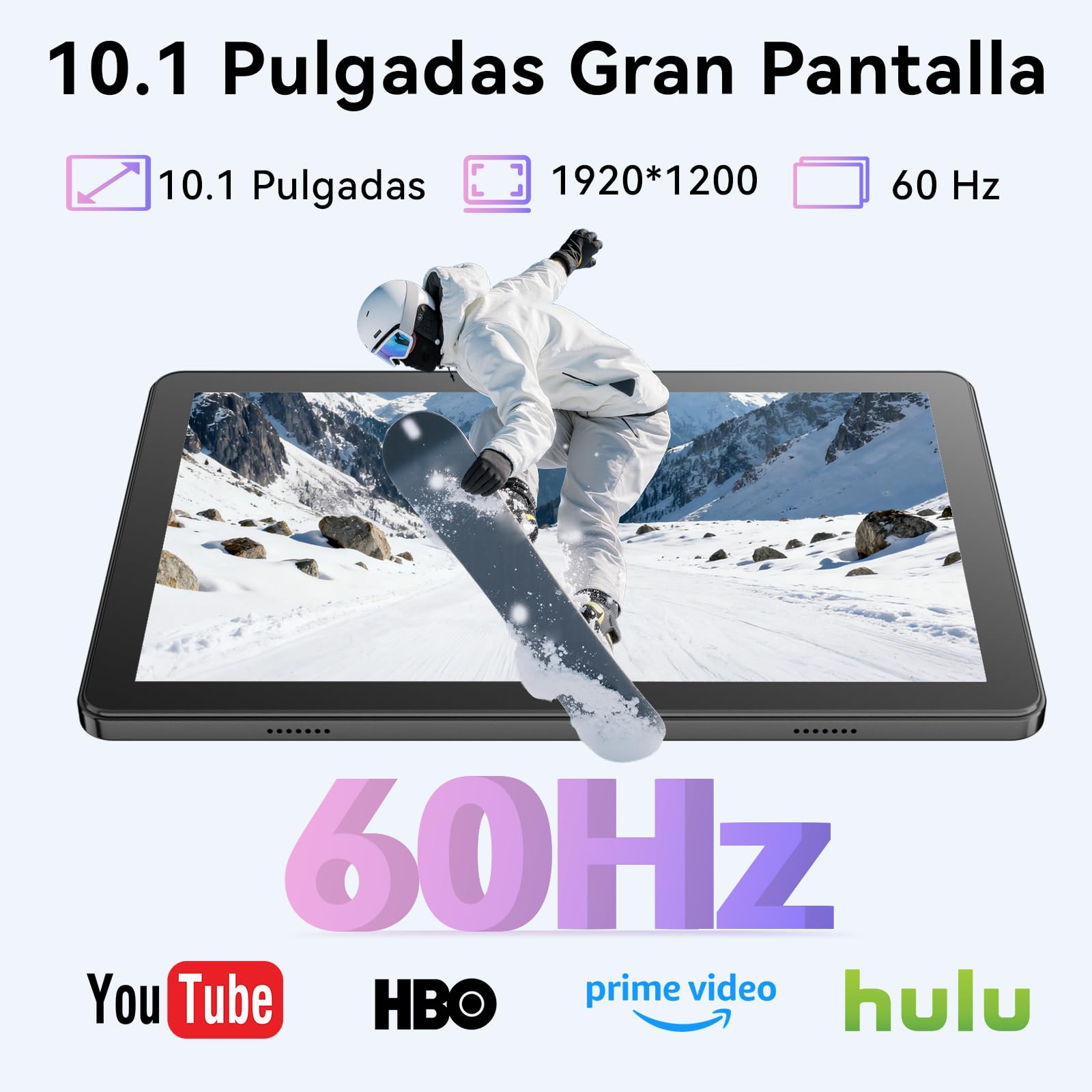 Android 16 Tablet 10 Pulgadas en Gemini AI, Tableta en Teclado, Ratón & Lápiz, Octa-Core, 24 GB RAM + 256 GB ROM + 1 TB TF, 1920x1200 Pantalla HD, Cámara Doble 8MP + 13MP, 6000 mAh (Funda Negra)
