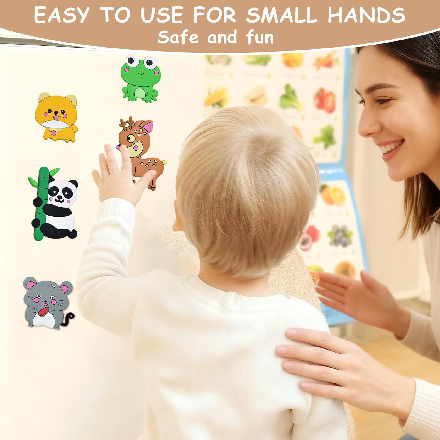 Fridge Magnets for Kids 16PCS - Image 2