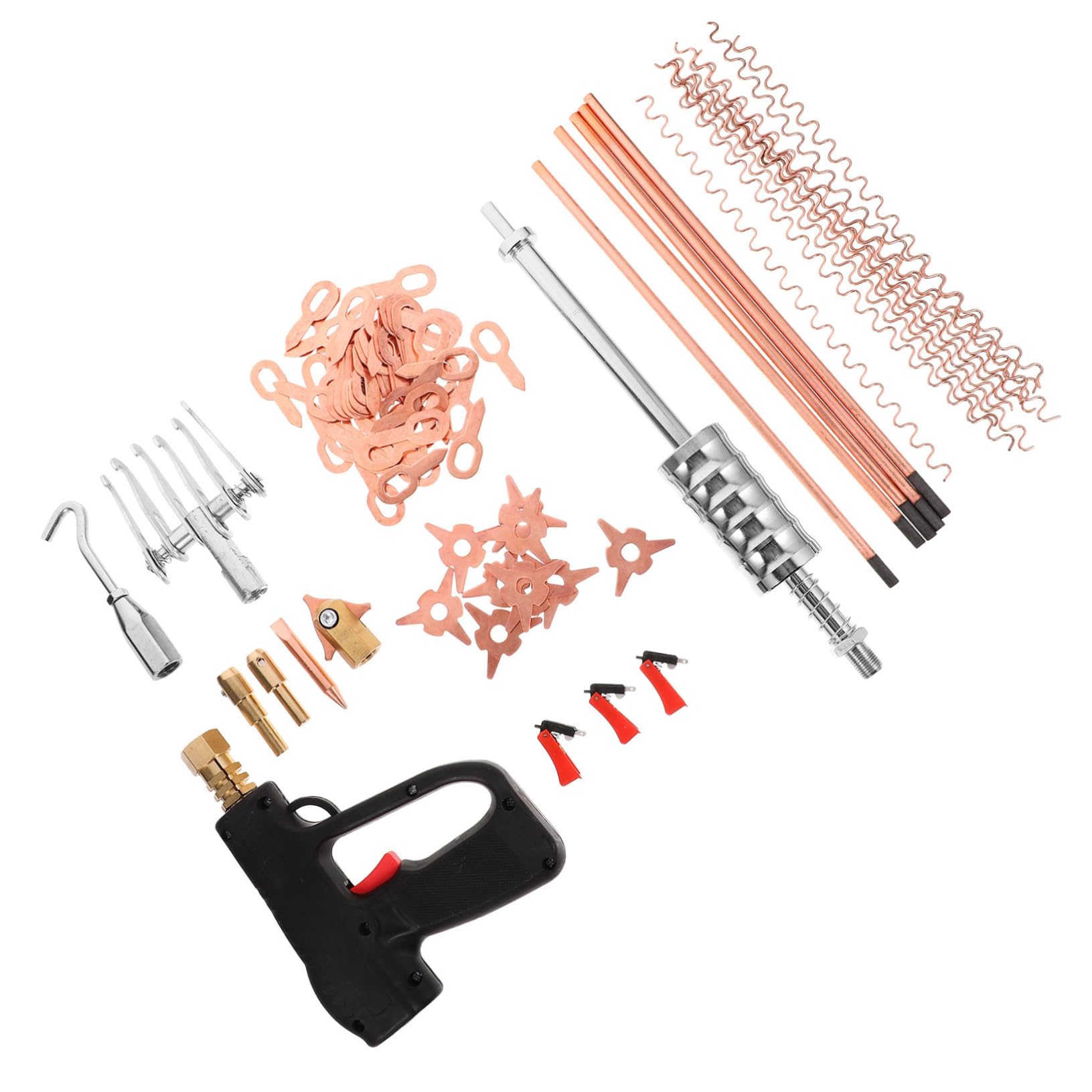 Kit de débosselage de carrosserie BESTYASH redresseur de tôle en fer robuste de 86 pièces