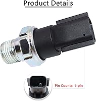 Vista 3 de Interruptor del sensor de presión de aceite del motor Unidad emisora 5149098AA 4608303AB 12611500893 compatible con Dodge Neon Nitro Jeep Chrysler