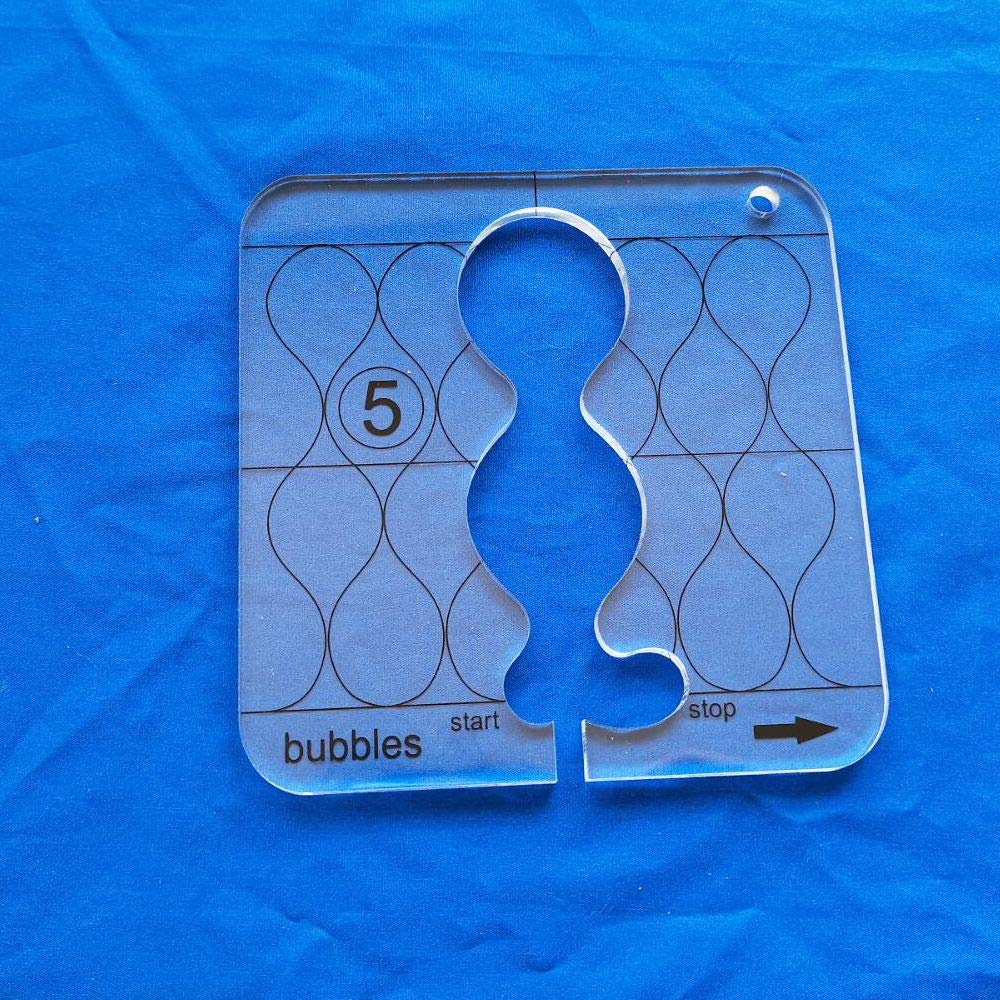 HONEYSEW Free Motion Quilting Template Series 5