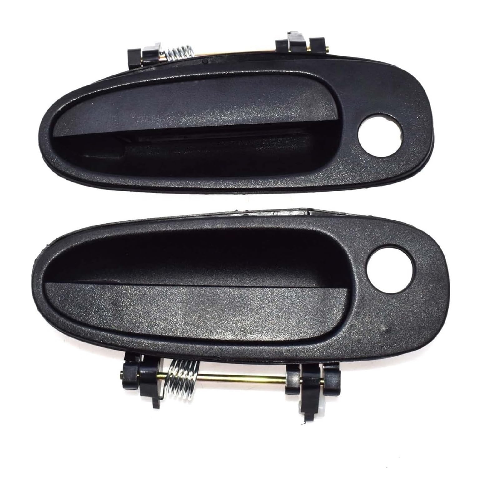 TYTYASS Inner Door Handle for Toyota for Corolla 1993-1997 Black Car Exterior Outside Door Handle Front Rear Left Right 69220-12160 69210-12160(Front Left Right)