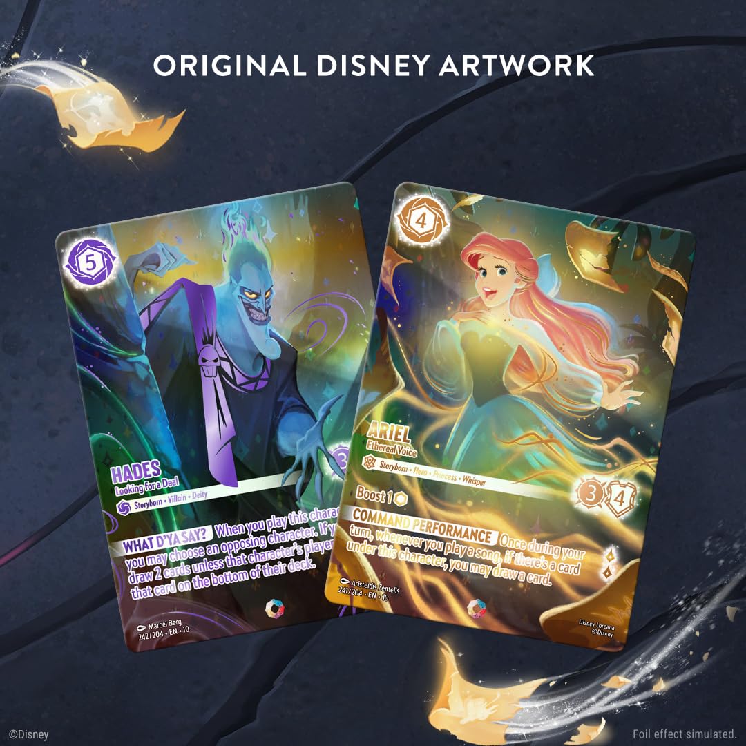 Amazon.com: Ravensburger Disney Lorcana TCG: Whispers in The Well Booster  Pack Display - 24 Packs with 12 Trading Cards Each - Ideal for Collectors &  Disney Fans