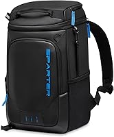 SPARTER Backpack Cooler: 33 Can Insulated Leakproof Bag, 2 Compartments, 20H Cooling for Beach, Camping, Picnic - Lightweight Portable