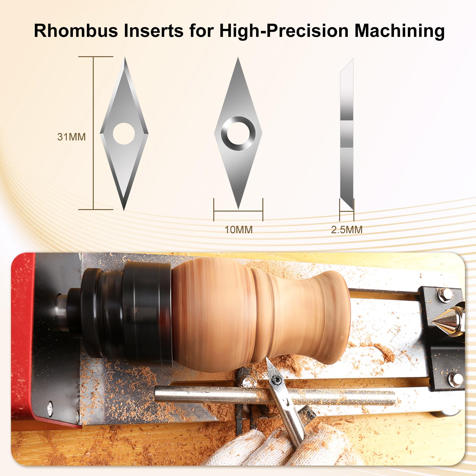 ArtyMaster Carbide Inserts - Durable Turning Tools -5 ArtyMaster Carbide Inserts - Durable Turning Tools -5