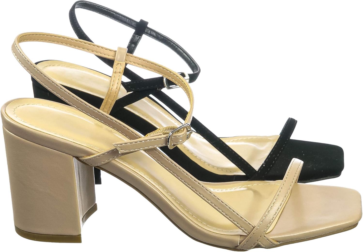 Wide width square toe heels Clearance