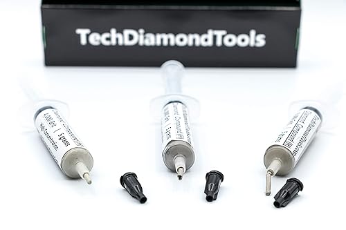 Vista 147 de TechDiamondTools Kit de 3 pasta de pulido compuesto de pulido de diamante fabricado en Estados Unidos 14000 100000 200000 grano para mármol vidrio
