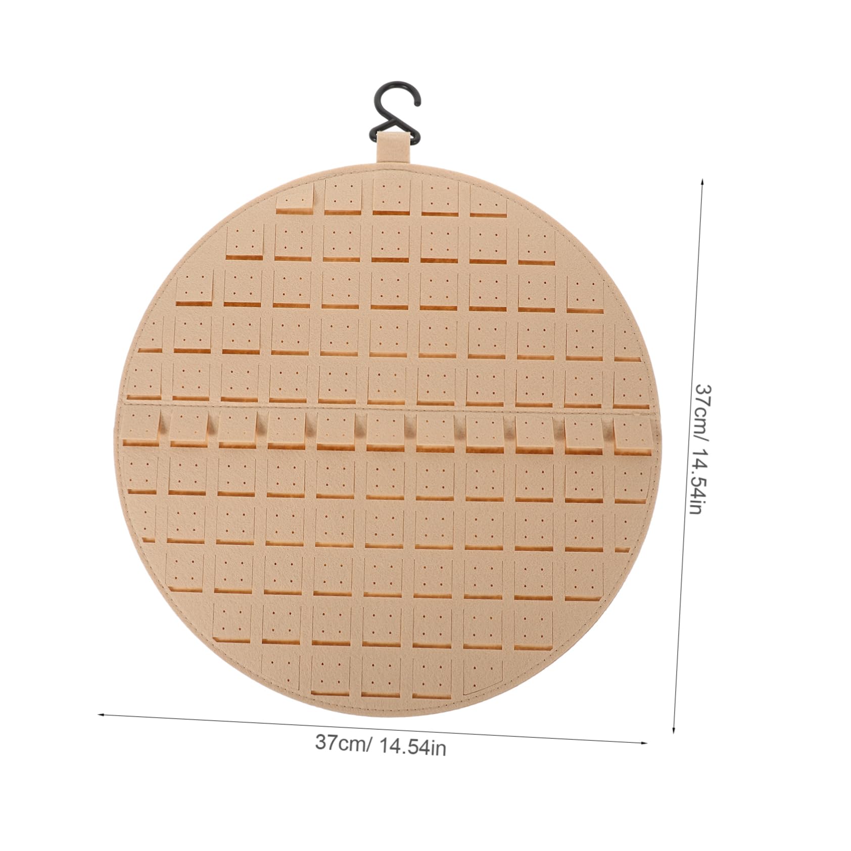 MUCKLILY Hairpin Organizer Wall Hanging Decorative Headdress Holder for Hairpins Bows Accessories Storage Soft Felt Material Elegant Design Space Saving