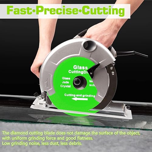 Miniatura 6 de Paquete de 5 cuchillas de corte de vidrio de 4 pulgadas para amoladora, disco de corte de vidrio de 4 pulgadas