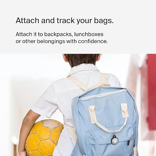 Vista 52 de Belkin - Soporte seguro con llavero para Apple AirTag, funda duradera y resistente a los arañazos con cara abierta y bordes elevados, protección