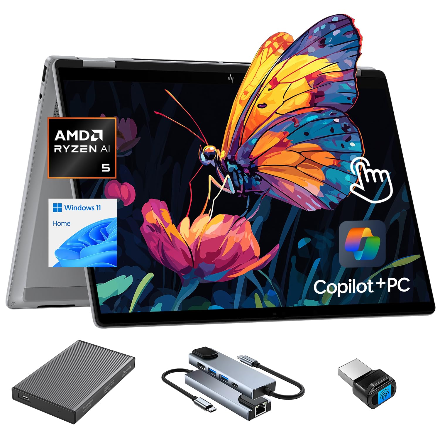 Amazon.com: HP OmniBook X Flip Copilot+ PC Laptop Computer