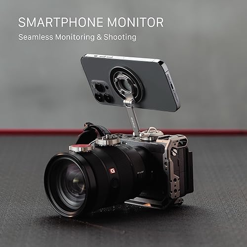 Miniatura 2 de Tilta Kit de montaje articulado magnético  Gris titanio  Smartphone y soporte de banco de energía con zapata fría, 14 "-20  Brazo de varios ejes