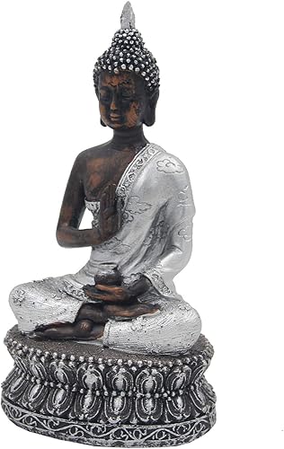 Miniatura 2 de DharmaObjects Estatua de Buda de Meditación Estatua de Buda para Meditación en Casa (Vitarka)