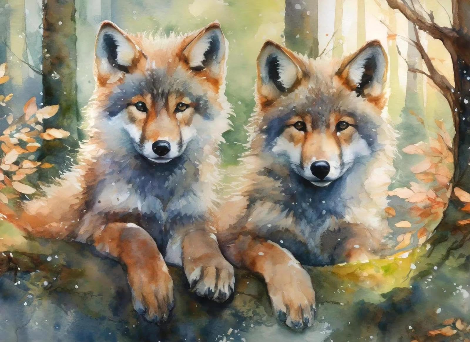 Yocheng Wildlife Animal Posters And Prints Canvas Printing Wall Art Picture For Living Room Home Decor 60x90cm No Frame