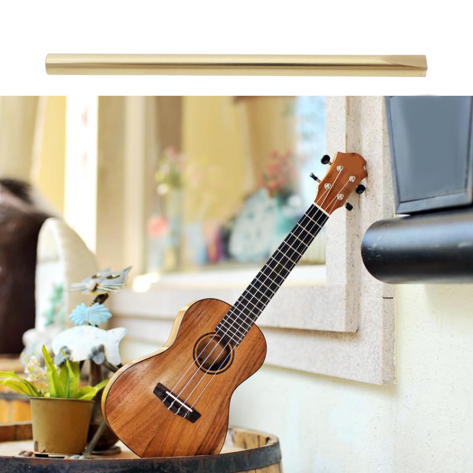 Briny River Guitar Fret Wire Setter Gold 120mm Guitar Fretboard Tools for Bass Ukulele - Image 2