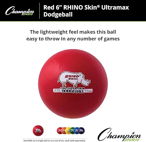 Miniatura 6 de Champion Sports Rhino Skin Ultramax Dodgeballs