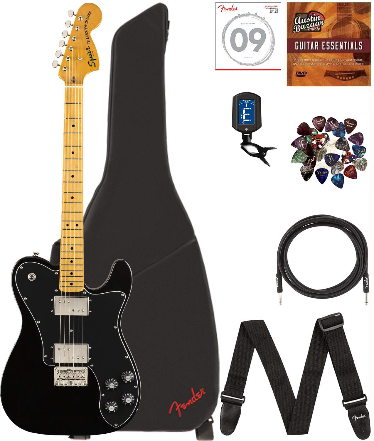 Squier by fender telecaster deluxe black Squier Classic Vibe 70s