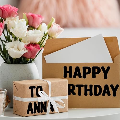 Miniatura 5 de Starboling Calcomanías de letras, 2 pulgadas, 16 hojas de calcomanías del alfabeto amarillo, calcomanías de vinilo autoadhesivas para números de