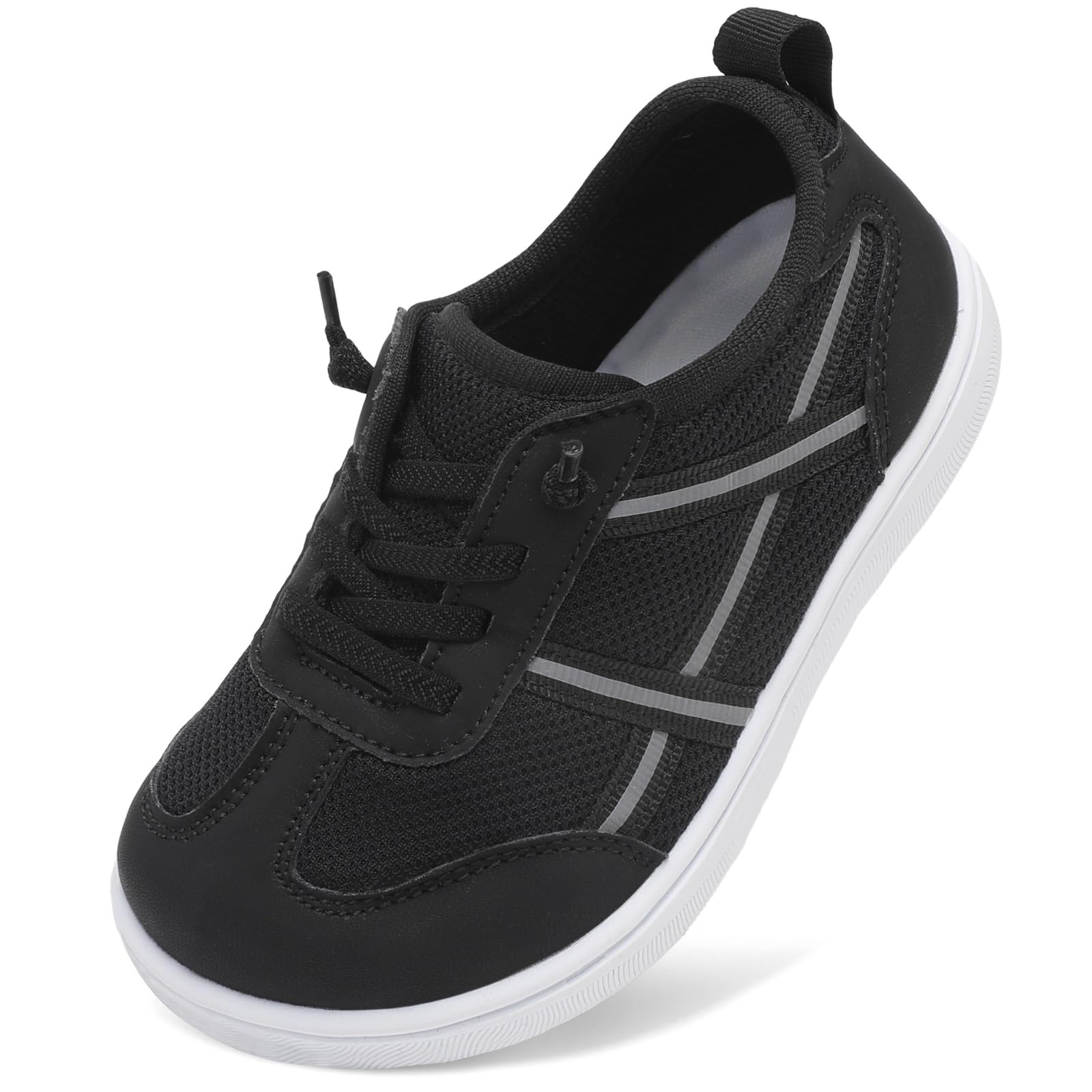 LeIsfIt Toddler Shoes Boys Girls Wide Barefoot Shoes Kids Slip on Casual Sneakers Breathable Non-Slip Sneakers for Walking Play School Tennis — view 14