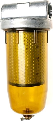 Miniatura 6 de iFJF 496 Reemplazo del conjunto del filtro del tanque de combustible para gasolina y agua diesel separado 30 micrones máximo 25gpm 150psi con zinc