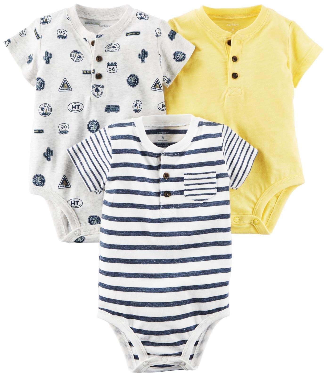 Carter'sbaby-boys Multi-pk Bodysuits 127g403
