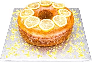 Restaurantware Pastry Tek 12 Inch Cake Board 1 Durable Cake Drum - Square Covered Edges Metallic Silver Paper Cake Base Disposable For Birthdays Weddings Or Parties