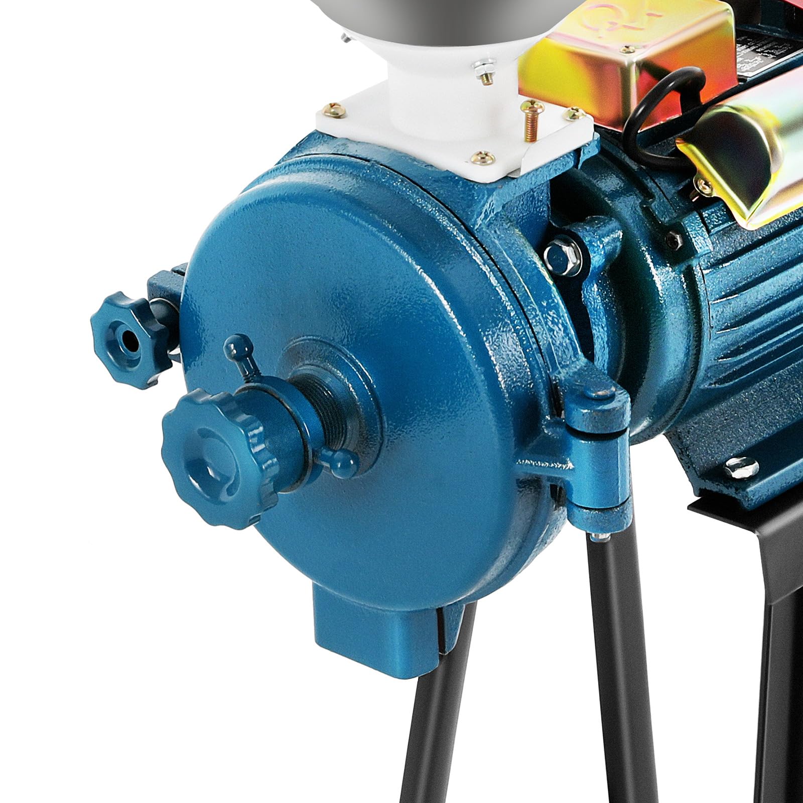 Molino de Cereales Eléctrico 2200W, Molino de Grano Molino Eléctrico 1400r/min, Molinillo Electrico de Molino con Tolva, Diámetro de Molienda Mínimo 60 malla