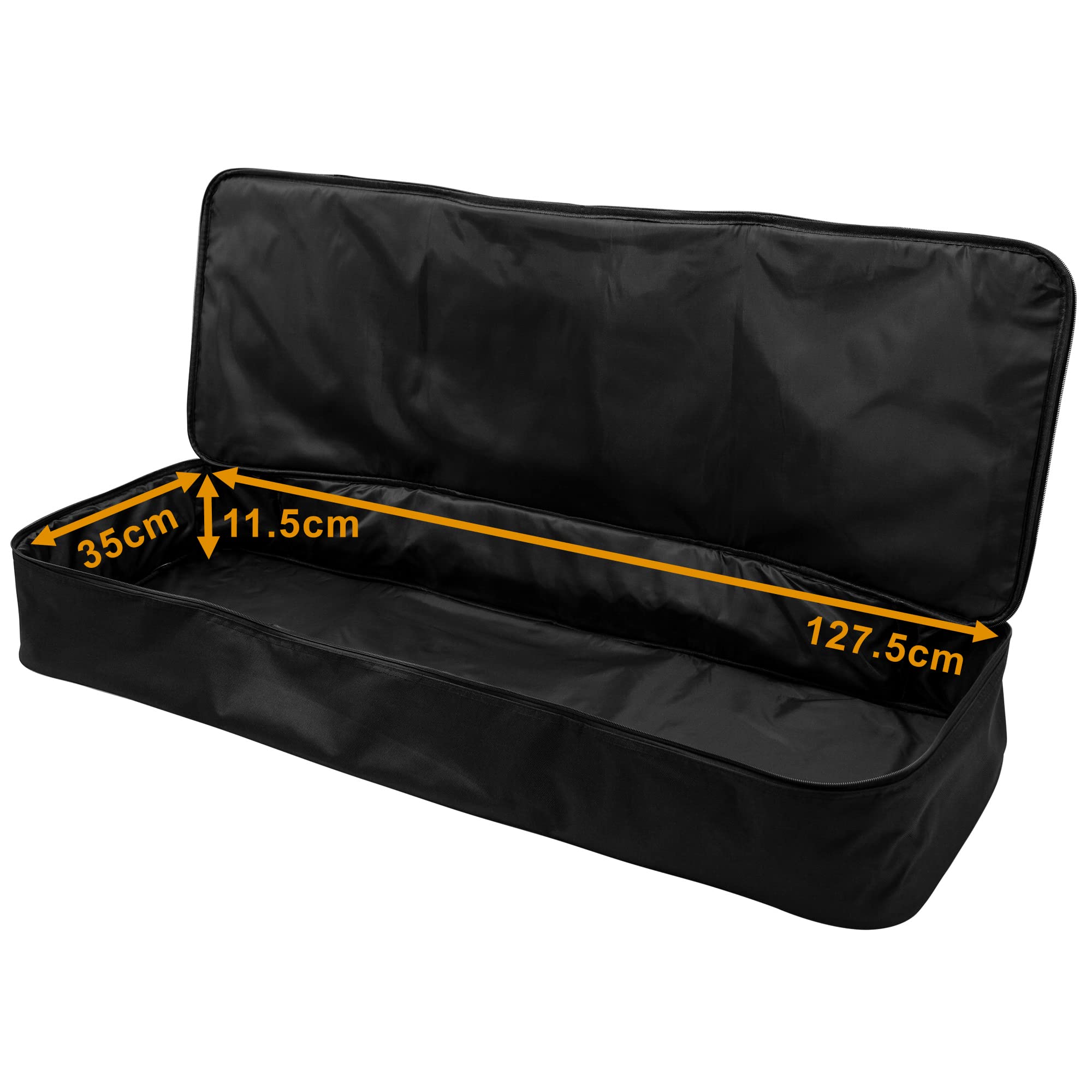 WR-106 - Bolsa para Teclado con Correa de Transporte | Bolsa acolchada para teclado de 76 teclas/piano digital, 1275 x 350 x 115 mm