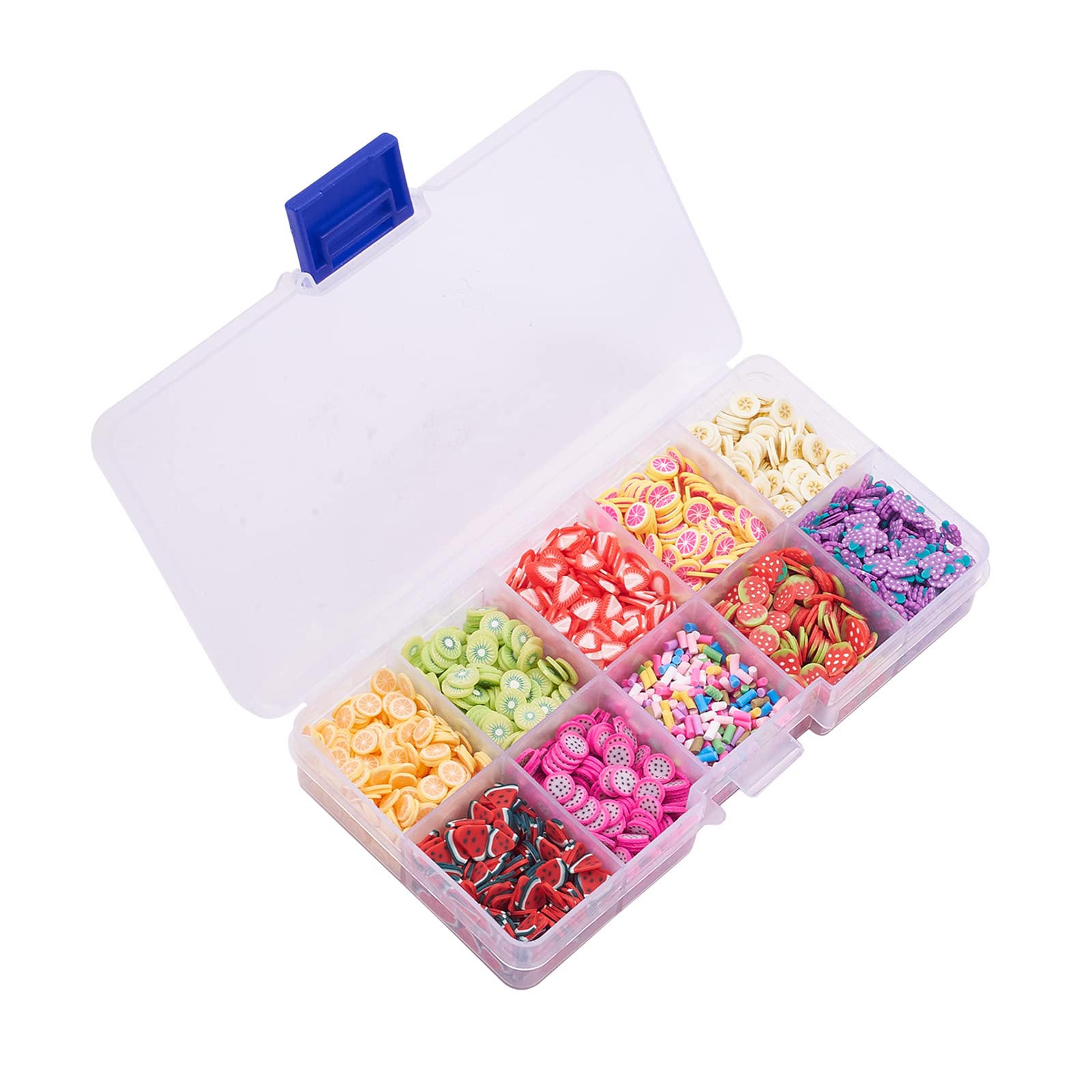 UR URLIFEHALL Lot de 4750 perles en argile polymère faites à la main pour décoration d'ongles