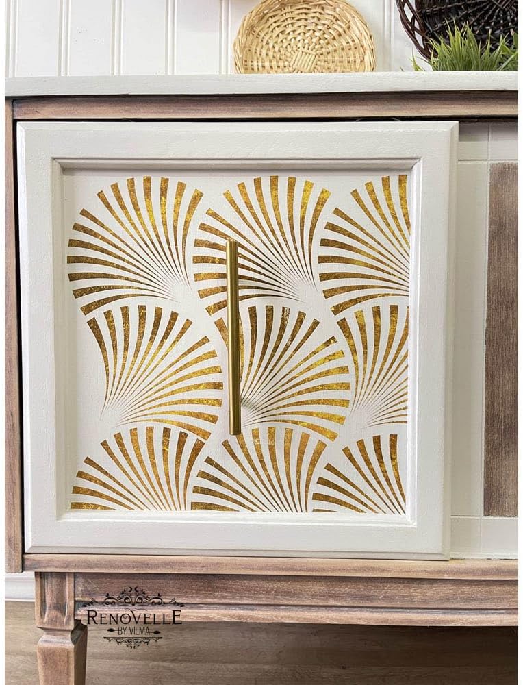 Redesign With Prima Decor Transfers® Geo Wave Total Sheet Size 24x35,Cut Into 3 Sheets 655350656461