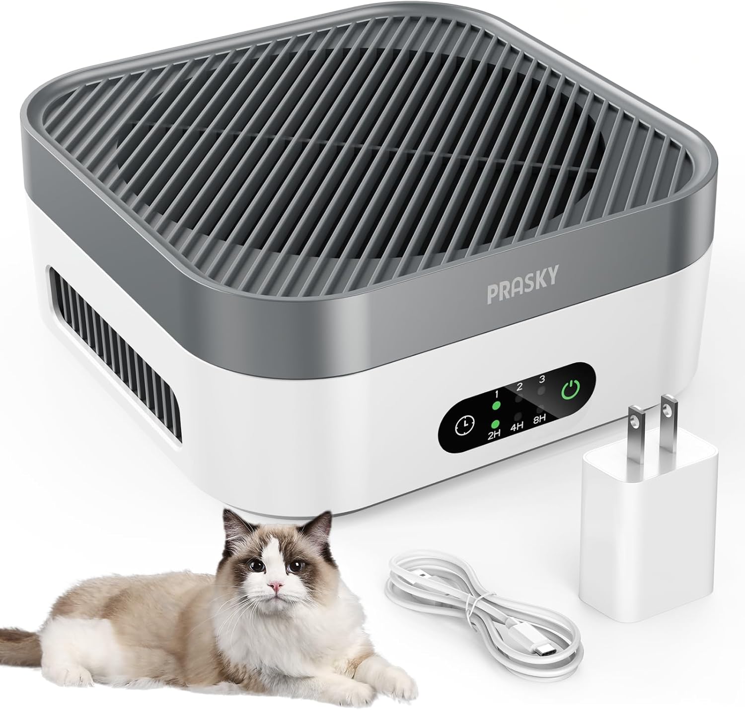 Air Purifiers for Home, H13 True HEPA Filter Captures Smoke Odor Pet Dander, Portable Quiet Car Air 