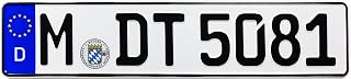 Munich German License Plate
