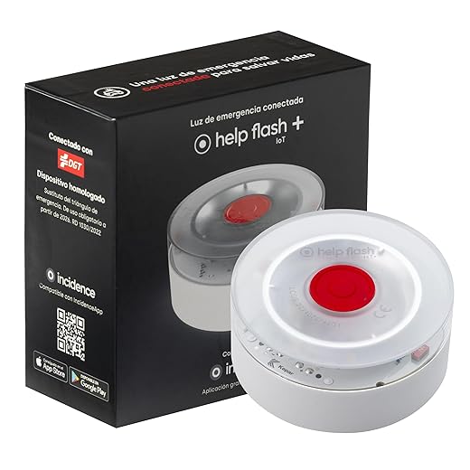 Help Flash IoT+ baliza V16 potente y conectada