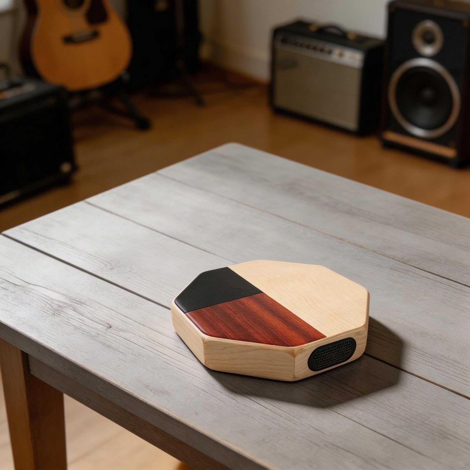 Strumento a percussione per cajon da viaggio, leggero in legno con suoni di bongo, tamburo portatile per musicisti, 280 mm