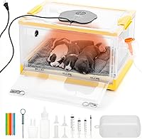 Vista 1 de TURBRO 55L Pet Incubator, Precision Temperature Control for Puppy & Kitten Care, with Adjustable Fan Speed, Multifunctional LED Panel, Respiratory