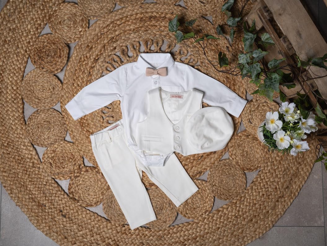 Baby Jungen Anzug Taufanzug Hell Blau Festanzug Taufset Taufoutfit Anzug Langarm Taufe