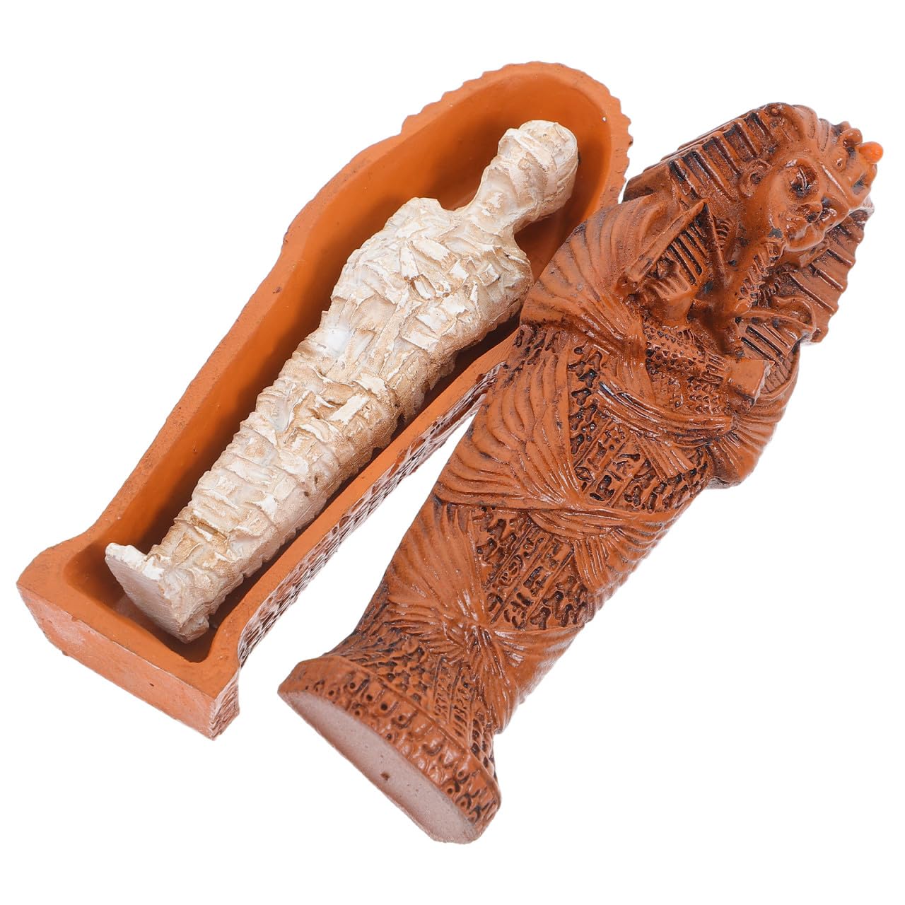 Amazon.com: Yardwe Halloween Mummy Figurines Coffin Box Resin