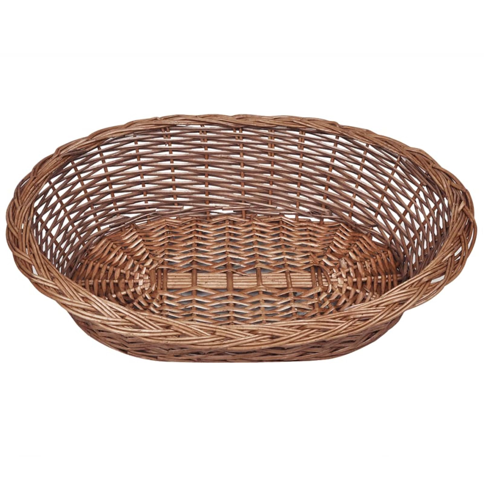 Chusui Cesto per Cani Lettino in Vimini Cesta per Cani Cesta Cane Cesto per Cani/Lettino in Vimini Naturale 70 cm