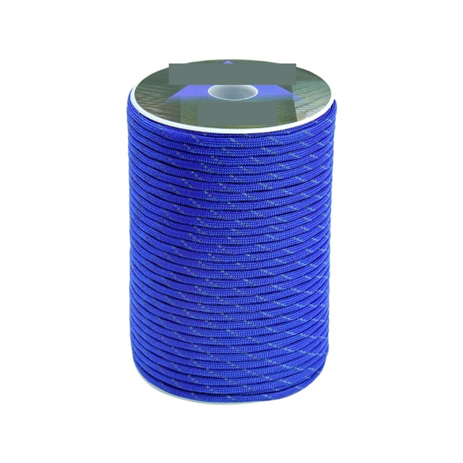 Paracord Reflective Paracord Rop 7 Strand 4mm 550 Parachute Cord Camping Tent Lanyard DIY Bracelet Weaving Rope(Fang Blue,100M)
