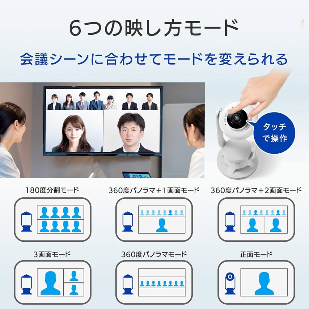 IOデータ マイク・スピーカー一体型360度USBカメラ TC-MSC300W Amazon.co.jp: アイ・オー・データ IODATA USBカメラ 360度撮影