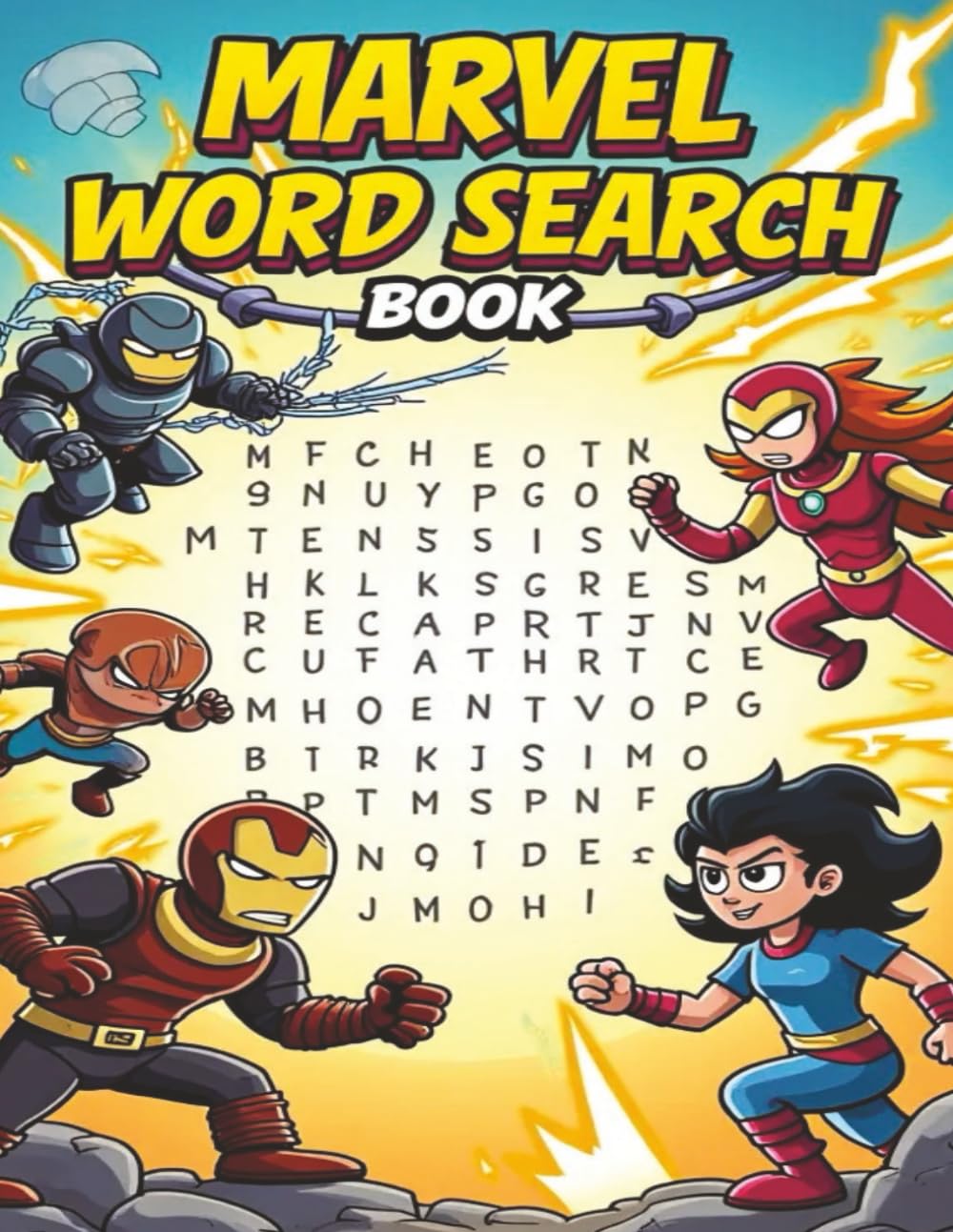 Marvel Word Search Book: A Fun Word Find Puzzle For Kids And Teens.