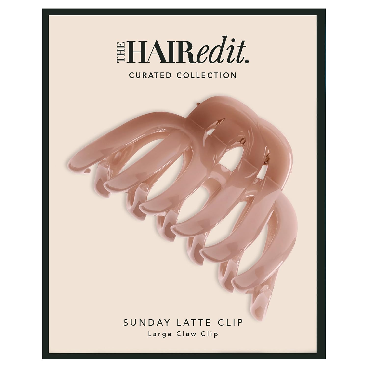 Sunday Latte Claw Clip